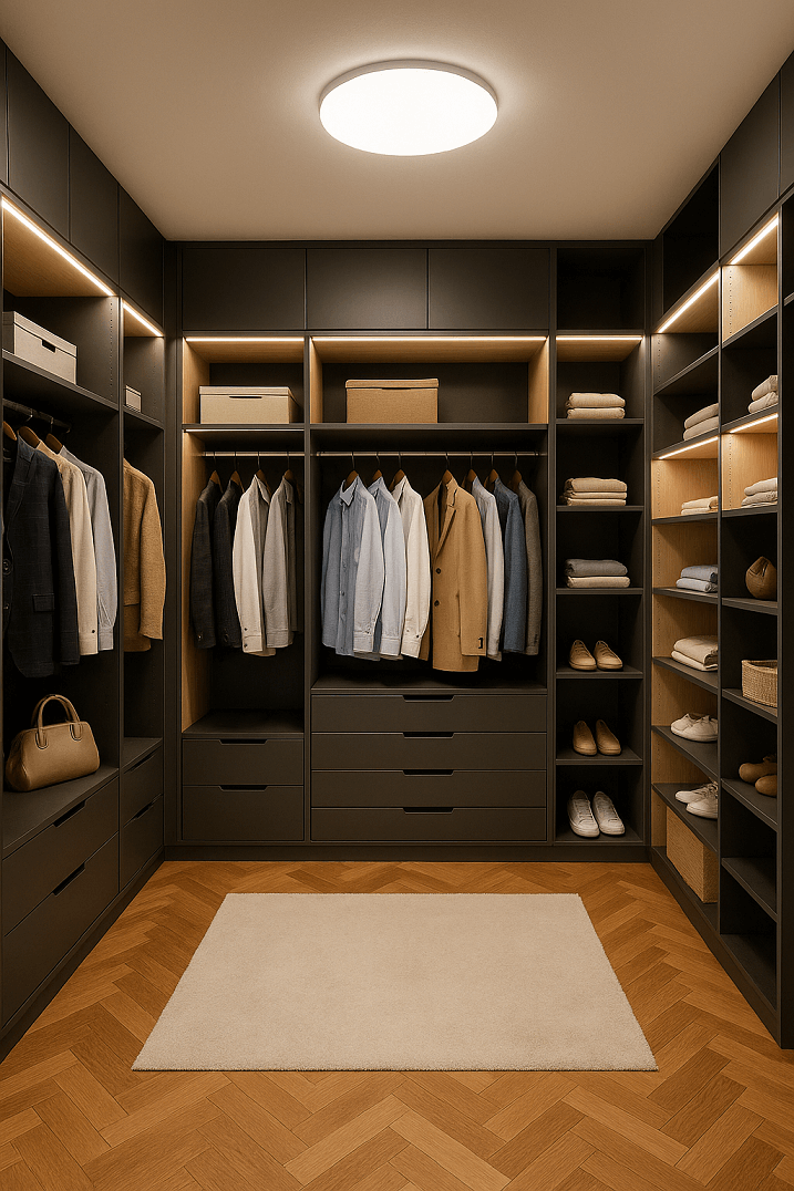 Dressing moderne en U sur mesure